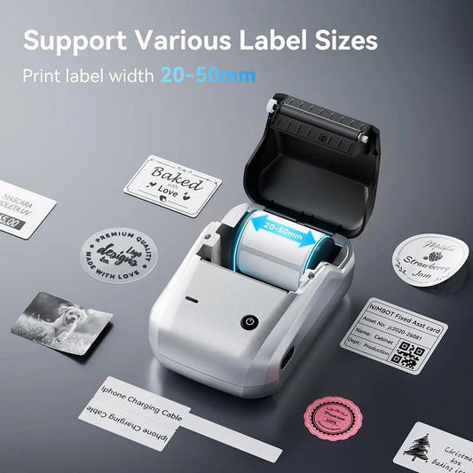NIIMBOT B1 Wireless Bluetooth Thermal Label Printer – Portable Inkless Sticker & Barcode Maker