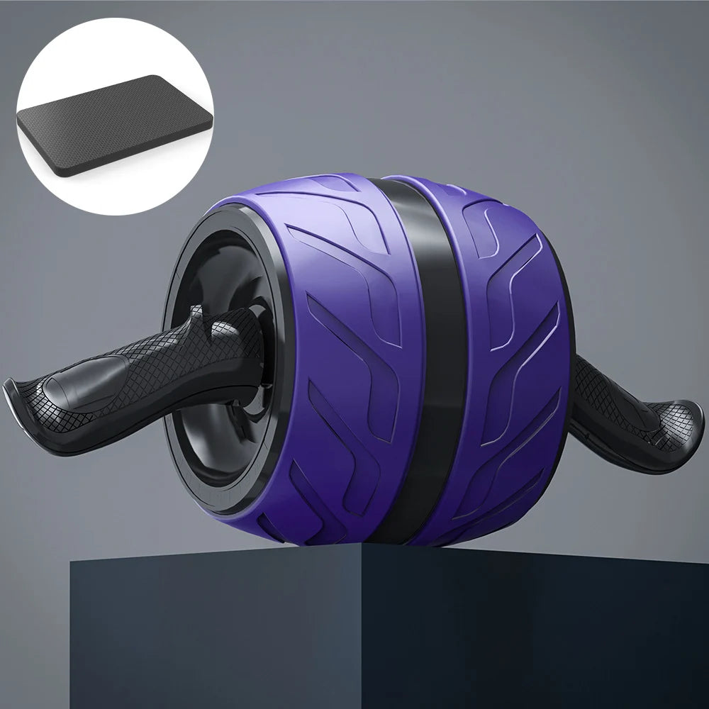 Rizano™ Dual-Wheel Ab Roller with Knee Mat – Core Strength Training Equipment