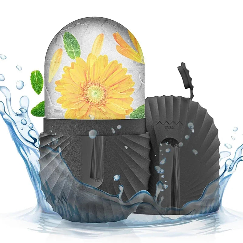 Rizano Silicone Ice Face Roller – Reusable Facial Ice Massager for Skin Care & Puffiness Relief