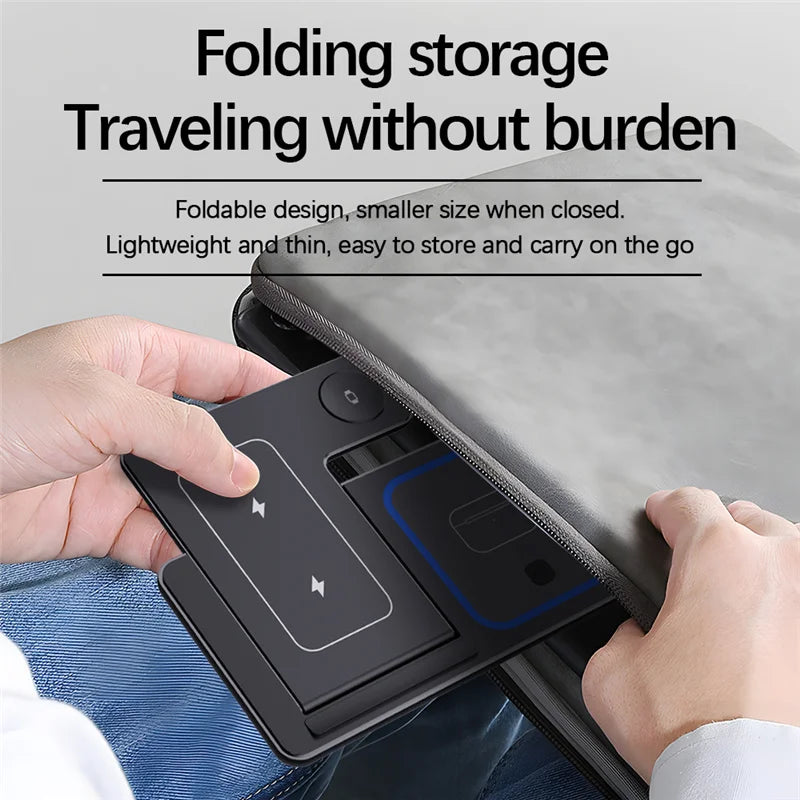 Rizano™ 3-in-1 Foldable Wireless Charging Station for iPhone, Apple Watch & AirPods
