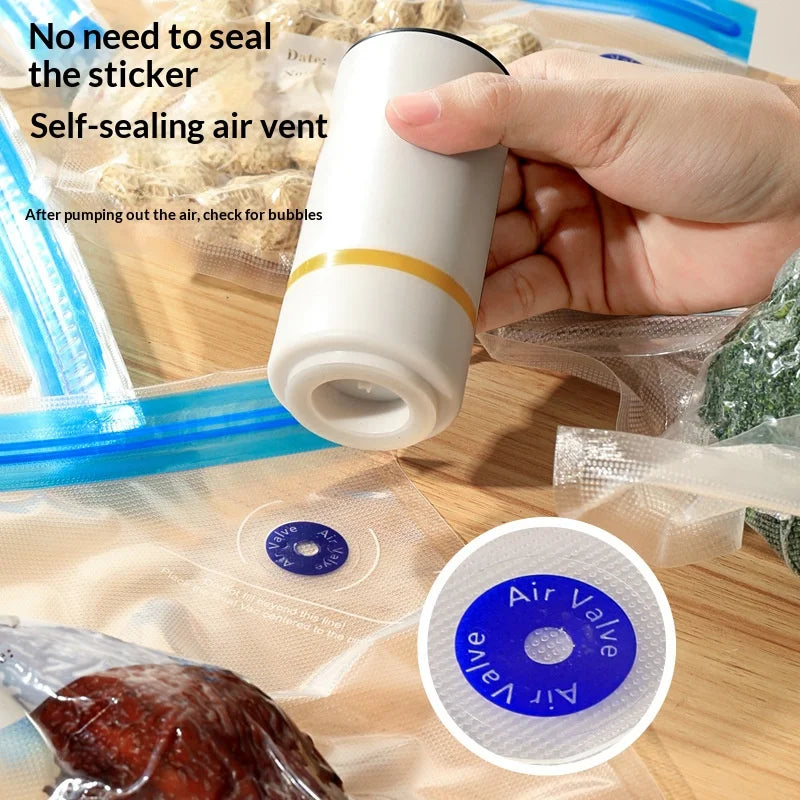 Rizano USB Rechargeable Mini Vacuum Sealer Pump – Portable Food Storage Vacuum Pump with Type-C Charging