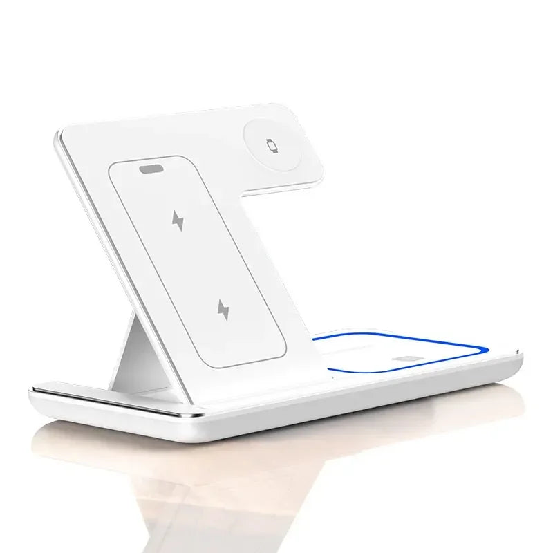 Rizano™ 3-in-1 Foldable Wireless Charging Station for iPhone, Apple Watch & AirPods