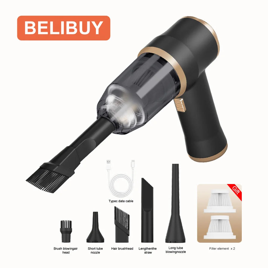 Rizano™ Portable Cordless Car Vacuum Cleaner