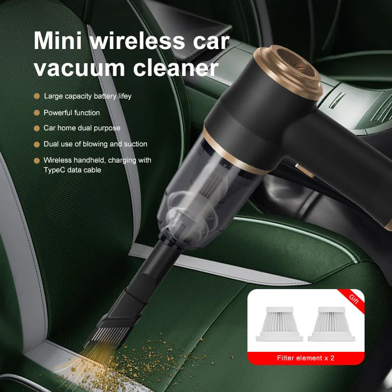 Rizano™ Portable Cordless Car Vacuum Cleaner