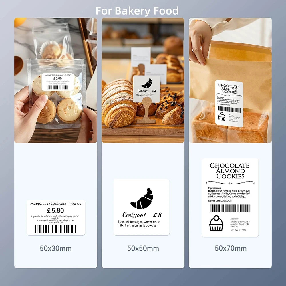 NIIMBOT B1 Wireless Bluetooth Thermal Label Printer – Portable Inkless Sticker & Barcode Maker