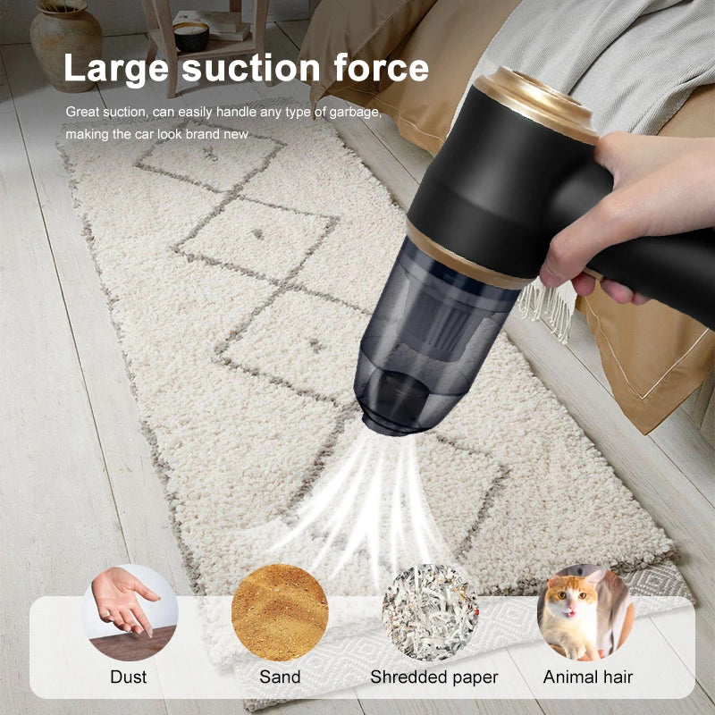 Rizano™ Portable Cordless Car Vacuum Cleaner