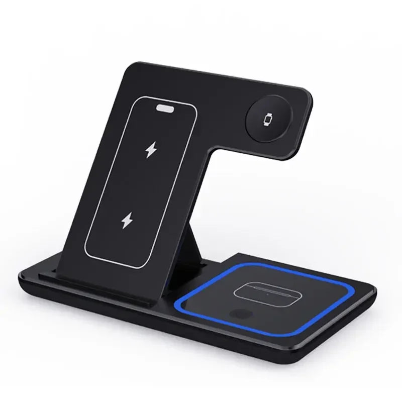 Rizano™ 3-in-1 Foldable Wireless Charging Station for iPhone, Apple Watch & AirPods