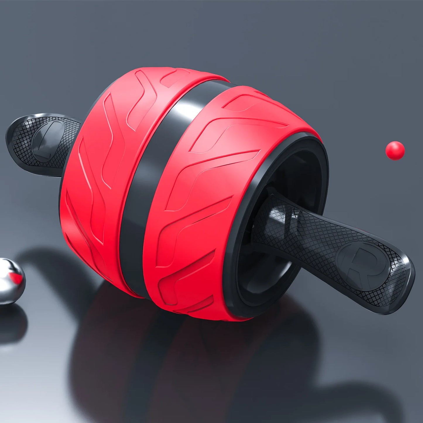 Rizano™ Dual-Wheel Ab Roller with Knee Mat – Core Strength Training Equipment