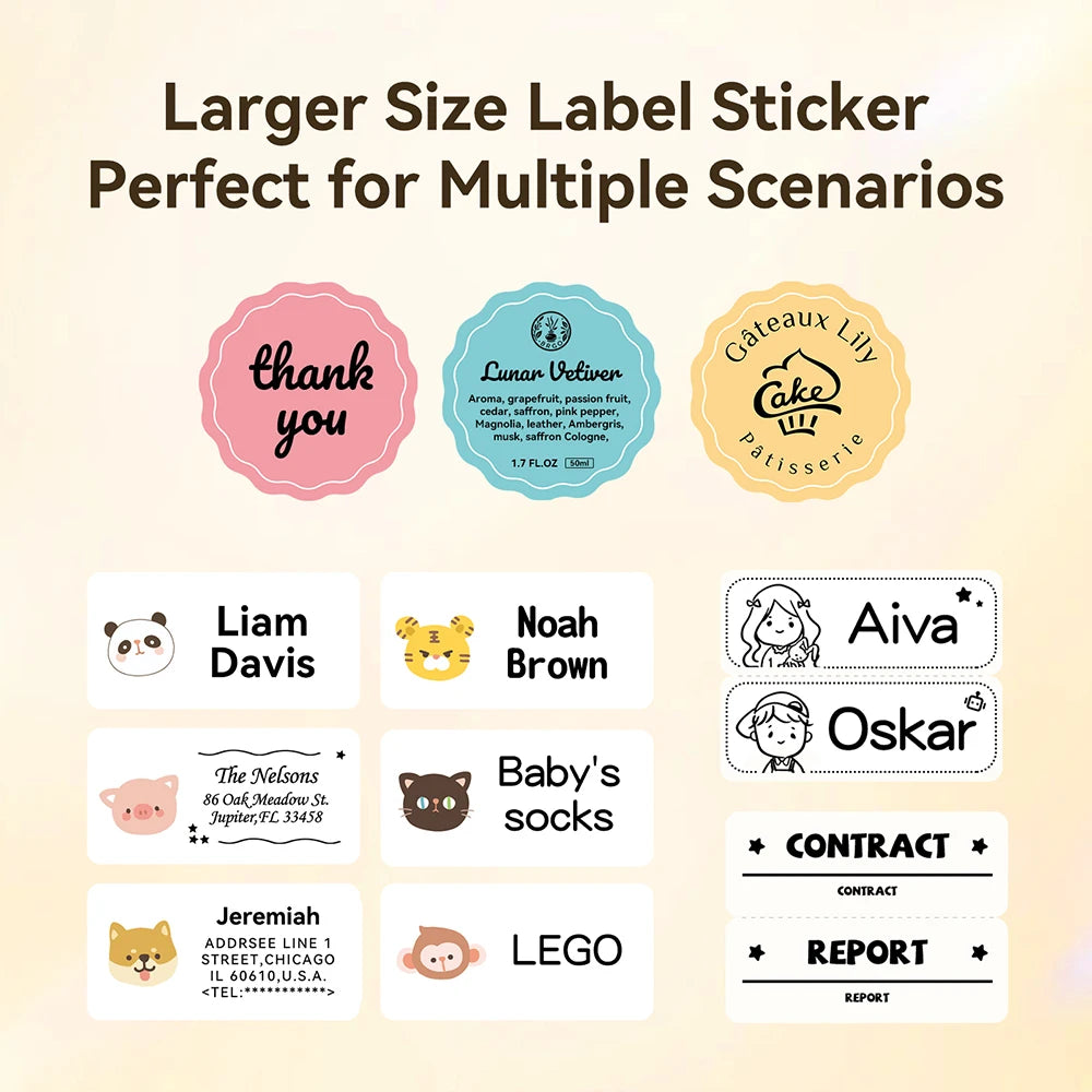 NIIMBOT B1 Wireless Bluetooth Thermal Label Printer – Portable Inkless Sticker & Barcode Maker